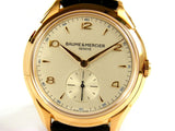 BAUME & MERCIER CLIFTON IN 18KT ROSE GOLD HAND WINDING REF. M0A10060