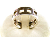 GUCCI RING TRAFORATO IN 925 SILVER SIZE 12,50