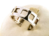 GUCCI RING TRAFORATO IN 925 SILVER SIZE 12,50