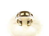 GUCCI RING TRAFORATO IN 925 SILVER SIZE 12,50