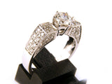 RING IN 18KT WHITE GOLD WITH DIAMONDS