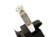 RING IN 18KT WHITE GOLD WITH DIAMONDS