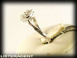SALVINI RING HEARTH IN 18KT WHITE GOLD WITH DIAMONDS