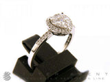 SALVINI RING HEART IN 18KT WHITE GOLD WITH DIAMONDS