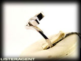 SALVINI RING COLLECTION SEGNI FARFALLA IN 18KT WHITE GOLD AND DIAMONDS