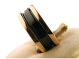 BULGARI RING BZERO1 IN 18KT ROSE GOLD AND BLACK CERAMIC