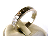 BULGARI RING IN 18KT WHITE GOLD AND DIAMOND SIZE 10 REF. AN853348