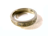 BULGARI RING IN 18KT WHITE GOLD AND DIAMOND SIZE 10 REF. AN853348