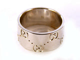 GUCCI RING ICON 9MM IN 18KT WHITE GOLD AND DIAMONDS