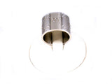 GUCCI RING GG RING 18KT WHITE GOLD