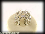 GUCCI RING HORSEBIT IN 18KT WHITE GOLD AND DIAMONDS