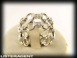 GUCCI RING HORSEBIT IN 18KT WHITE GOLD AND DIAMONDS