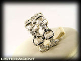 GUCCI RING HORSEBIT IN 18KT WHITE GOLD AND DIAMONDS