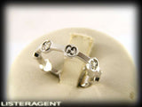 GUCCI RING GG MODULI TONDI IN 18KT WHITE GOLD AND DIAMONDS