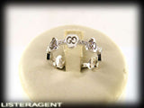 GUCCI RING GG LOVE MODULI HEARTS IN 18KT WHITE GOLD AND DIAMONDS
