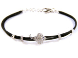 GIOVEPLUVIO BRACELET RAY IN 18KT WHITE GOLD WITH DIAMONDS AND SAPPHIRES
