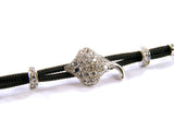GIOVEPLUVIO BRACELET RAY IN 18KT WHITE GOLD WITH DIAMONDS AND SAPPHIRES