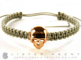 GIODORO BRACELET SHAKABRÃ  12 TESCHIO IN ROSE GOLDPLATED 925 SILVER AND ZIRCONS