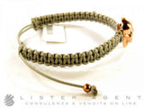 GIODORO BRACELET SHAKABRÃ  12 TESCHIO IN ROSE GOLDPLATED 925 SILVER AND ZIRCONS