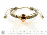 GIODORO BRACELET SHAKABRÃ  12 TESCHIO IN ROSE GOLDPLATED 925 SILVER AND ZIRCONS