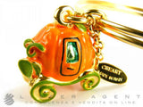 CREART BANGLE CARROZZA OF ZUCCA IN YELLOW GOLDPLATED METAL AND ENAMEL