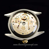 Rolex Oyster Perpetual Two-Tones Black Gilt Dial 6566