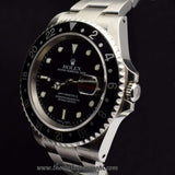 Rolex GMT-Master II Black Insert 16710 w/ Original Paper
