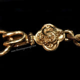 Chanel Logo Clover Pendant Necklace