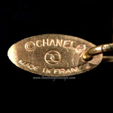Chanel Logo Octagon Pendant Necklace