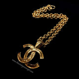 Chanel Big Logo Short Necklace