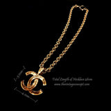 Chanel Big Logo Short Necklace