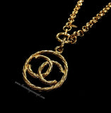 Chanel Chanel Logo with Outer Ring Long Necklace