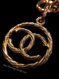 Chanel Chanel Logo with Outer Ring Long Necklace