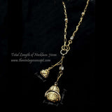 Chanel Crystal w/ Two Charms Long Necklace
