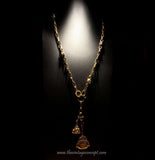 Chanel Crystal w/ Two Charms Long Necklace