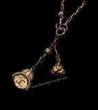 Chanel Crystal w/ Two Charms Long Necklace