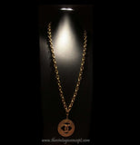 Chanel Big Logo w/ twisted circle Long necklace