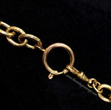 Chanel Big Logo w/ twisted circle Long necklace