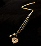 Chanel Key & Heart Necklace