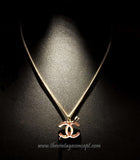 Chanel Pink Arrow Necklace