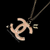 Chanel Pink Arrow Necklace