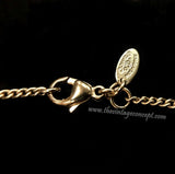 Chanel Pink Arrow Necklace
