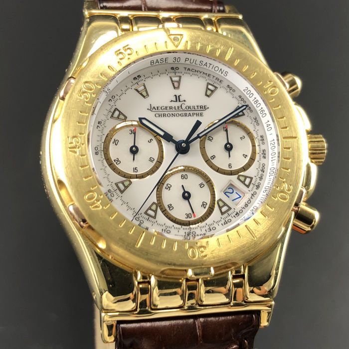 Jaeger LeCoultre Kryos Chronograph Tachymetre White Dial Ref