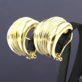 18 kt yellow gold clip-on earrings