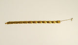Bracelet of 18 kt yellow gold - 6 rubies, early 20th century