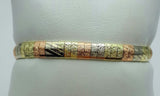 14 Ct GoldThree Color Gold Cleopatra Bracelet, Length 18 cm, Total 14.20g