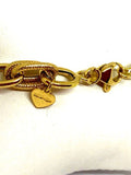 Yellow gold bracelet 18 ct Length 20 cm Weight 12.82 grams