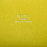 Hermes Lime Chevre Mini 1923 Bolide Palladium Hardware