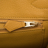 Hermes Jaune Ambre (Amber) Togo Birkin 30cm Gold Hardware
