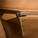 Hermes Mais Matte Alligator Birkin 35cm Palladium Hardware (Preloved - Mint)